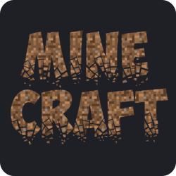 Minecraft надпись разными шрифтами