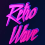 Красивый шрифт и эффект в генераторе retrowave 3D текста