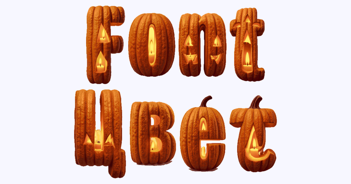 Jack Hollow Halloween Pumpkin Font