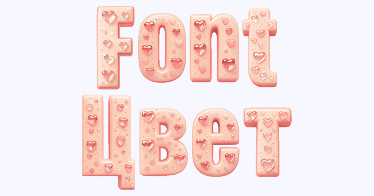 Pink Hearts 3d Font Generator
