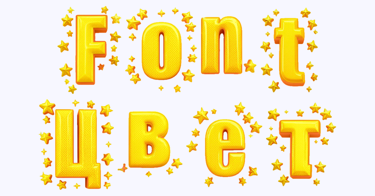 Golden Stars 3d Font Generator