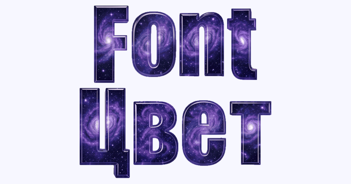 Purple Galaxy Font