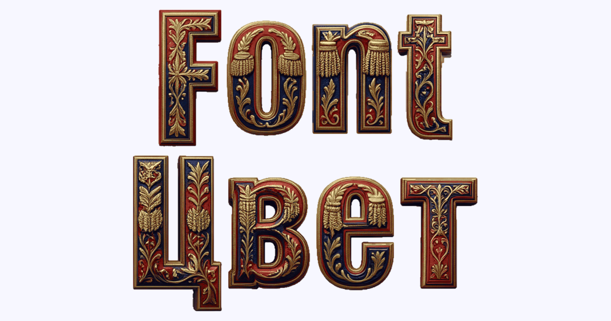 Baroque Royal Ornament 3d Text Generator
