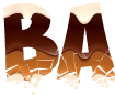 Шрифт с красивым png фоном