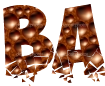 Шрифт с красивым png фоном