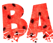Шрифт с красивым png фоном