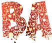 Шрифт с красивым png фоном